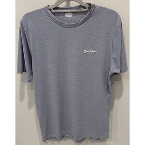 Sea Island Resort Branded UPF 50 Sun Protection Crew T-Shirt - Men's Small Gray